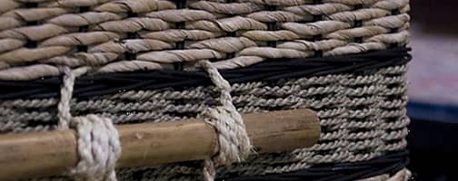 Ein Sarg aus nachhaltigen Materialien