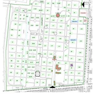 Friedhof Steglitz - Lageplan