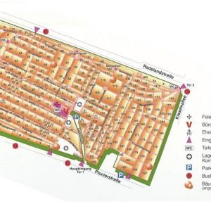 Friedhof In den Kisseln - Lageplan