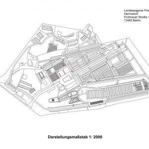 Friedhof Hermsdorf 1 - Lageplan