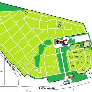 Friedhof Heidefriedhof - Lageplan