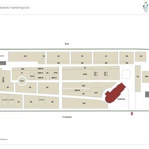 Friedhof Alt-Stralau - Lageplan