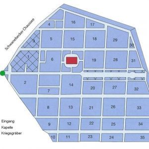 Friedhof Pankow 12 - Lageplan