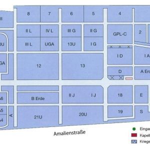 Friedhof Pankow 15 - Lageplan
