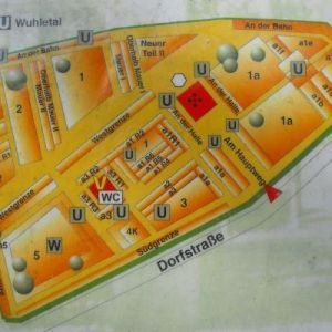 Friedhof Kaulsdorf - Lageplan