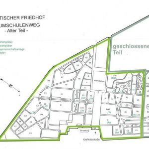 Friedhof Baumschulenweg - Lageplan
