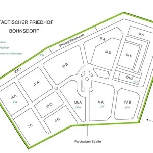 Friedhof Bohnsdorf - Lageplan